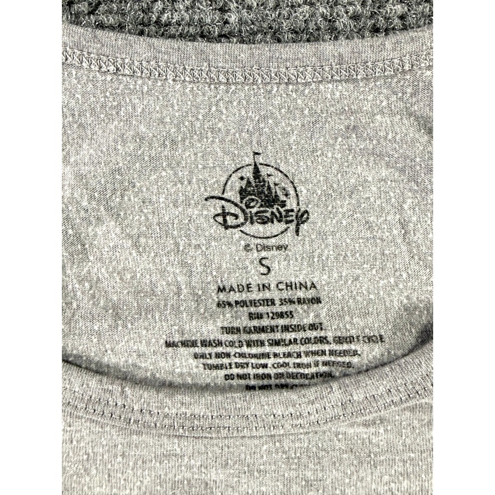 Disney Parks Mickey Minnie Mouse Gray Tank Top Most Magical Place on Earth Small - Picture 4 of 6